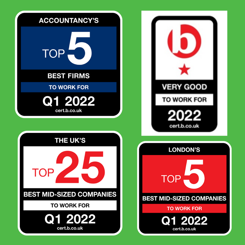  CBW has been named top 25 mid-sized firm to work for in the UK, by ‘Best Companies’ survey
